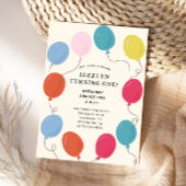 Uitnodiging van de Birthday-partij