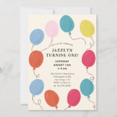 Uitnodiging van de Birthday-partij (Voorkant)