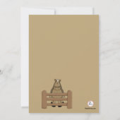 Uitnodiging van de Birthday Partij van Cowgirl Rou (Achterkant)