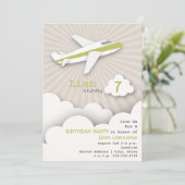 Uitnodiging van de Birthday-partij voor een vliegt (Staand voorkant)
