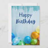 uitnodiging van de Birthday Party (Voorkant)