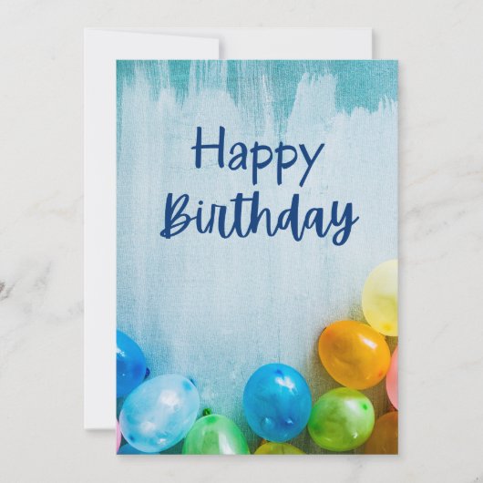 uitnodiging van de Birthday Party (Voorkant)