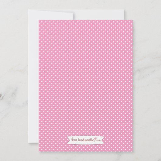 uitnodiging van de Birthday Party (Achterkant)