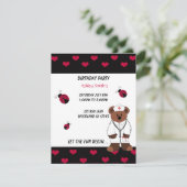 Uitnodiging van de Birthday Party van de verpleegs (Staand voorkant)