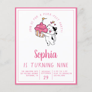 Uitnodiging van de Birthday Party van het Kind Flyer