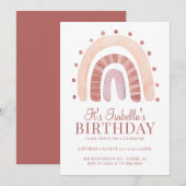 uitnodiging van de Birthday Party van het Kind van (Voorkant / Achterkant)