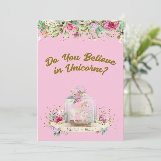 uitnodiging van de Birthday Party voor 3 jaar. Old (Staand voorkant)