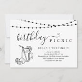 uitnodiging van de Birthday Picnic Party (Voorkant)