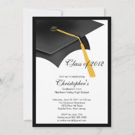 Uitnodiging van de Black Afstudeerder Pet Gradupar