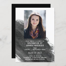 Uitnodiging van de Black Waterverf Photo Gradupart