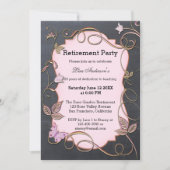 Uitnodiging van de Blackboard Retirement Teacher (Voorkant)