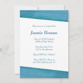 Uitnodiging van de Blauwe en Witte GraduPartij (Voorkant)