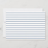 Uitnodiging van de Blauwe en Witte GraduPartij (Achterkant)