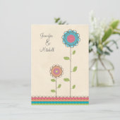 Uitnodiging van de Bloemen van de Partij van het (Staand voorkant)