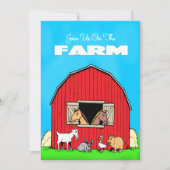 Uitnodiging van de boerderij (Voorkant)