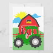 Uitnodiging van de boerderij (Achterkant)