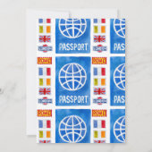 Uitnodiging van de bon Voyage Retirement Party (Achterkant)