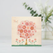 Uitnodiging van de Boom van de Mandarijn van het (Staand voorkant)