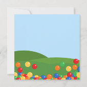 Uitnodiging van de Bounce House Birthday Party (Achterkant)