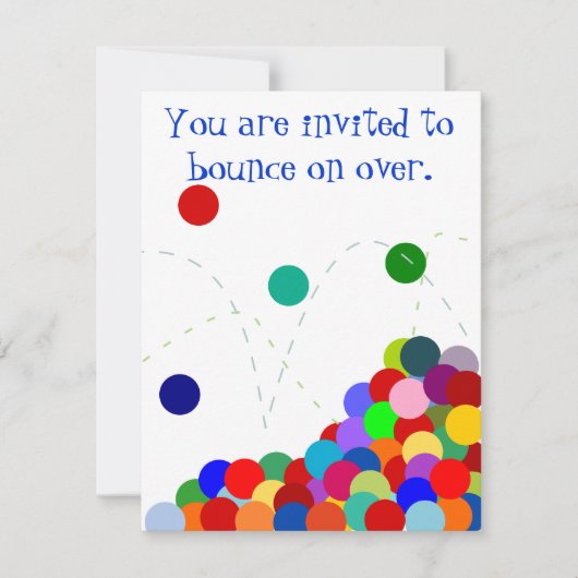 Uitnodiging van de Bouncerende Partij (Voorkant)