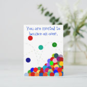 Uitnodiging van de Bouncerende Partij (Staand voorkant)