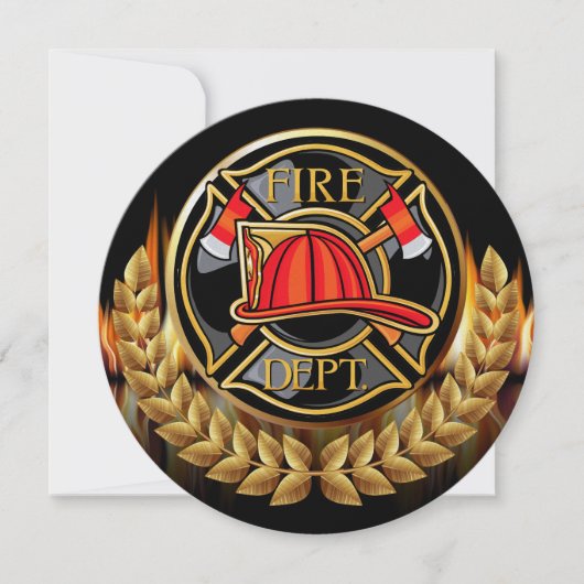 Uitnodiging van de brandweer (Voorkant)