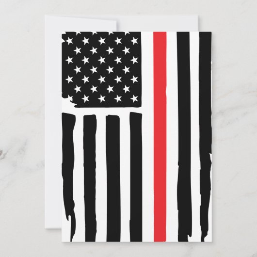 Uitnodiging van de brandweerpartij (Achterkant)