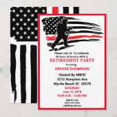 Uitnodiging van de brandweerpartij (Voorkant / Achterkant)