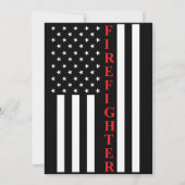 Uitnodiging van de brandweerpartij (Achterkant)