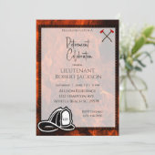 Uitnodiging van de brandweerpartij (Staand voorkant)