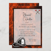 Uitnodiging van de brandweerpartij (Voorkant / Achterkant)