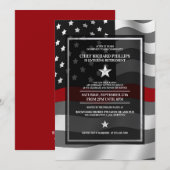 Uitnodiging van de brandweerpartij (Voorkant / Achterkant)