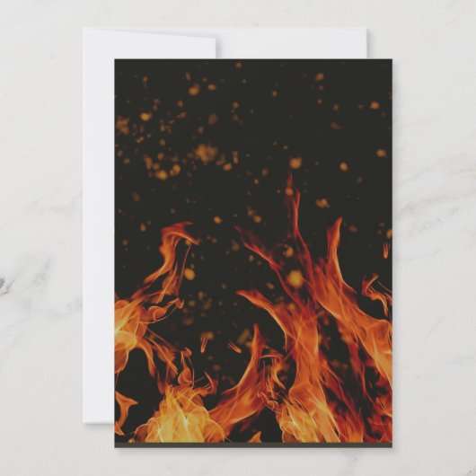 Uitnodiging van de brandweerpartij (Achterkant)