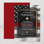 Uitnodiging van de brandweerpartij (Voorkant / Achterkant)