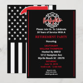 Uitnodiging van de brandweerpartij (Voorkant / Achterkant)