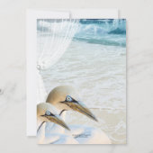 Uitnodiging van de Bridal van de Beach van Gannets (Achterkant)