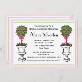 Uitnodiging van de Bridal van de bovenleer (Voorkant / Achterkant)