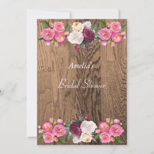  Uitnodiging van de Bridal van de Bridal (Achterkant)