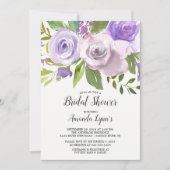 Uitnodiging van de Bridal van de Flowers van de La (Voorkant)