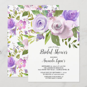 Uitnodiging van de Bridal van de Flowers van de La