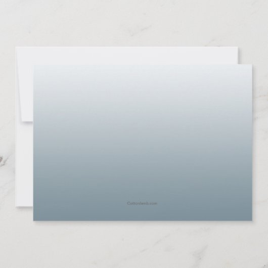 Uitnodiging van de Bridal van de leraar (Achterkant)