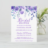 Uitnodiging van de Bridal van de Lovely Flowers (Staand voorkant)