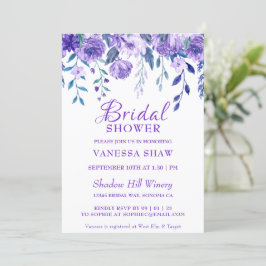 Uitnodiging van de Bridal van de Lovely Flowers