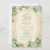  uitnodiging van de Bridal van de Tea Partij (Voorkant)