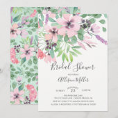 Uitnodiging van de Bridal van de Tijd van de lente (Voorkant / Achterkant)