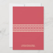 Uitnodiging van de Bridal van de westerne Couple (Achterkant)