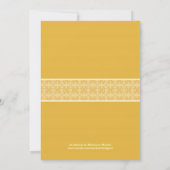 Uitnodiging van de Bridal van de westerne Couple (Achterkant)