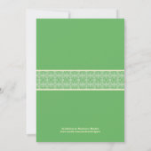 Uitnodiging van de Bridal van de westerne Couple (Achterkant)