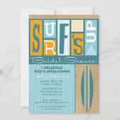 Uitnodiging van de Bridal van het surf de Omhoogga (Voorkant)