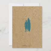 Uitnodiging van de Bridal van het surf de Omhoogga (Achterkant)